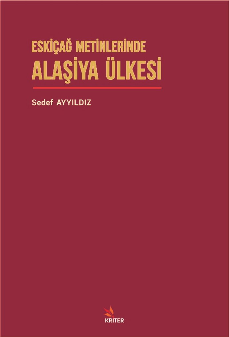Eskiçağ Metinlerinde Alaşiya Ülkesi kitap kapağı