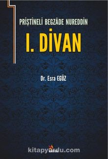 Priştineli Begazade Nureddin I. Divan kitap kapağı