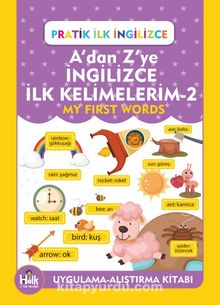 Pratik İlk İngilizce İngilizce İlk Kelimelerim 2 kitap kapağı