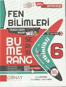 Bumerang Serisi - 6. Sınıf Etkinlikli Fen Bilimleri Soru Bankası kitap kapağı