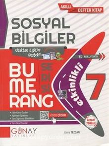 Bumerang Serisi - 7. Sınıf Etkinlikli Sosyal Bilgiler Soru Bankası kitap kapağı