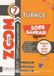 Zoom Serisi - 7. Sınıf Türkçe Soru Bankası kitap kapağı
