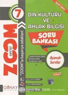 Zoom Serisi - 7. Sınıf Din Kültürü ve Ahlak Bilgisi Soru Bankası kitap kapağı