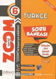 Zoom Serisi - 6. Sınıf Türkçe Soru Bankası kitap kapağı