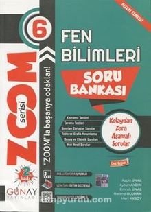 Zoom Serisi 6. Sınıf Fen Bilimleri Soru Bankası kitap kapağı