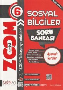 Zoom Serisi - 6. Sınıf Sosyal Bilgiler Soru Bankası kitap kapağı