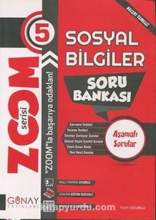 Zoom Serisi - 5. Sınıf Sosyal Bilgiler Soru Bankası kitap kapağı