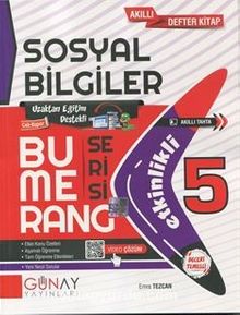 Bumerang Serisi - 5. Sınıf Etkinlikli Sosyal Bilgiler Soru Bankası kitap kapağı