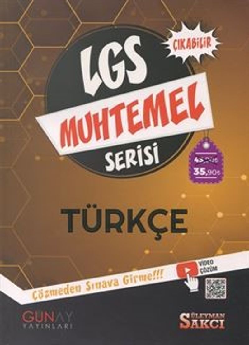 LGS Muhtemel Serisi - Türkçe Soru Bankası kitap kapağı