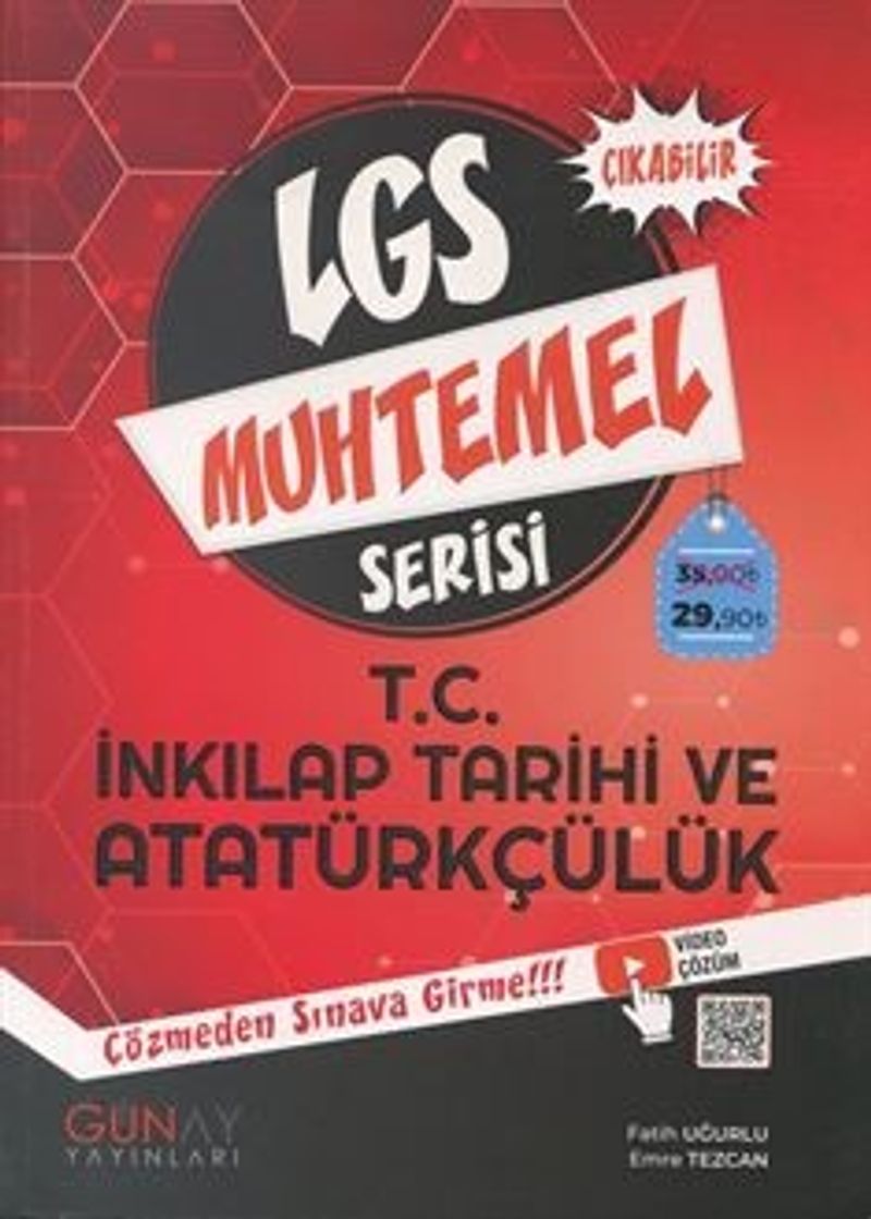 LGS Muhtemel Serisi - T.C. İnkılap Tarihi ve Atatürkçülük Soru Bankası kitap kapağı