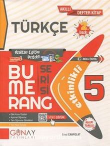Bumerang Serisi - 5. Sınıf Etkinlikli Türkçe Soru Bankası kitap kapağı