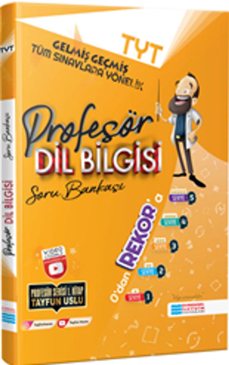 Profesör Dil Bilgisi Soru Bankası (Video Çözümlü) kitap kapağı