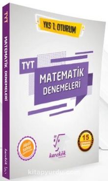 YKS-TYT Matematik Denemeleri 1. Oturum 15 Çözümlü Deneme kitap kapağı
