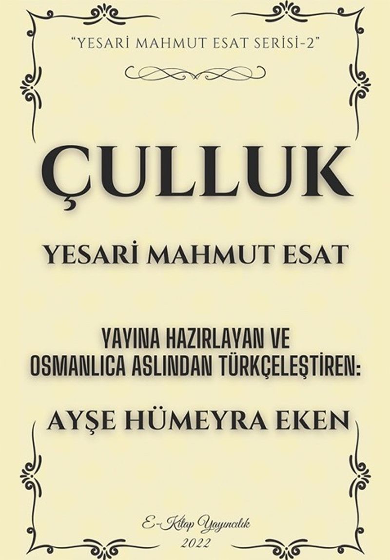 Çulluk kitap kapağı