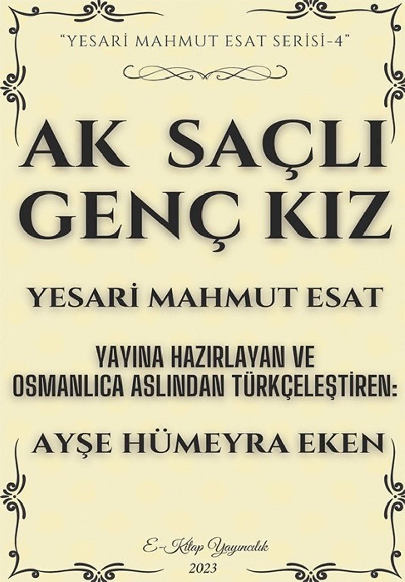 Ak Saçlı Genç Kız kitap kapağı