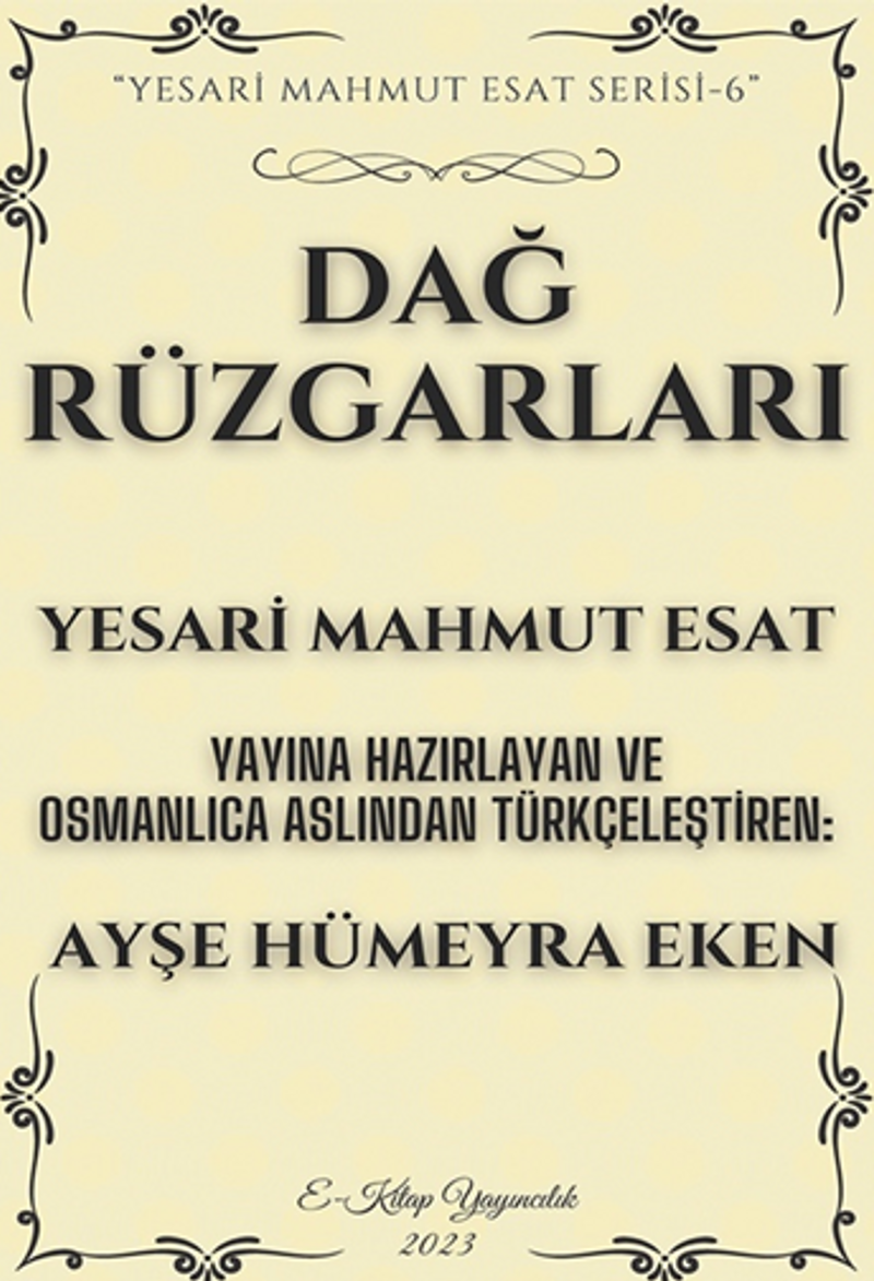 Dağ Rüzgarları kitap kapağı