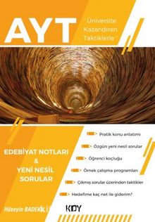 AYT Edebiyat Notları & Yeni Nesil Sorular kitap kapağı