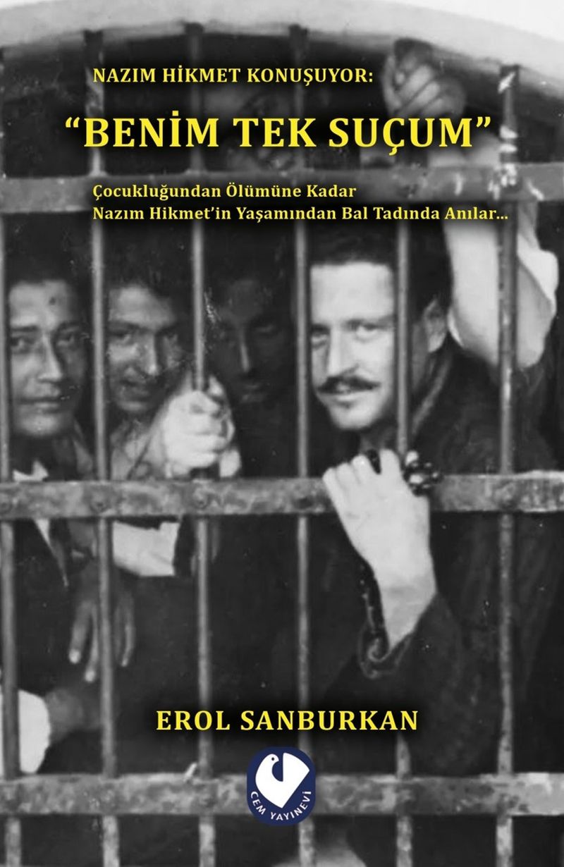 Benim Tek Suçum Nazım Hikmet Konuşuyor kitap kapağı