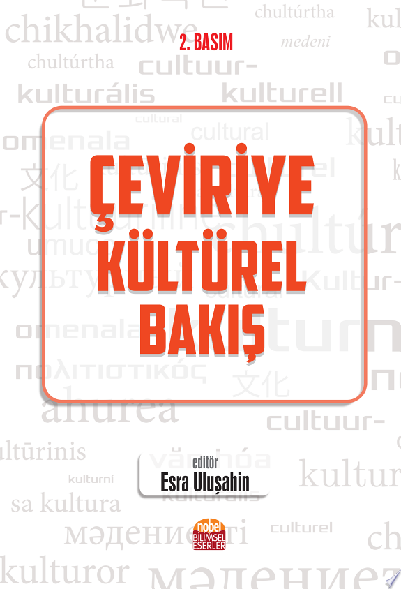 Çeviriye Kültürel Bakış kitap kapağı