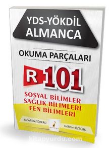Almanca R101 YÖKDİL Okuma Parçaları kitap kapağı