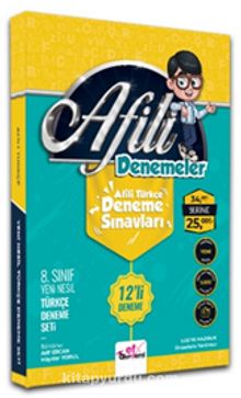 Afili Denemeler Afili Türkçe Deneme Sınavları kitap kapağı