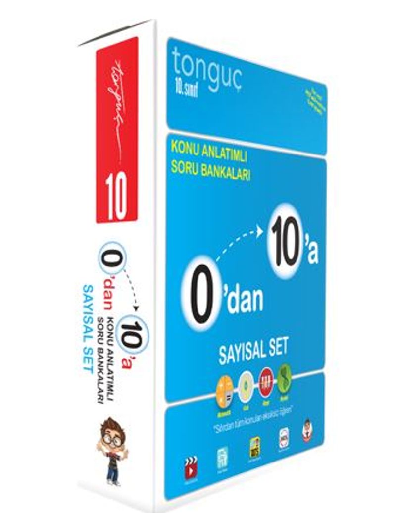 0'dan 10'a Konu Anlatımlı Soru Bankası Sayısal kitap kapağı