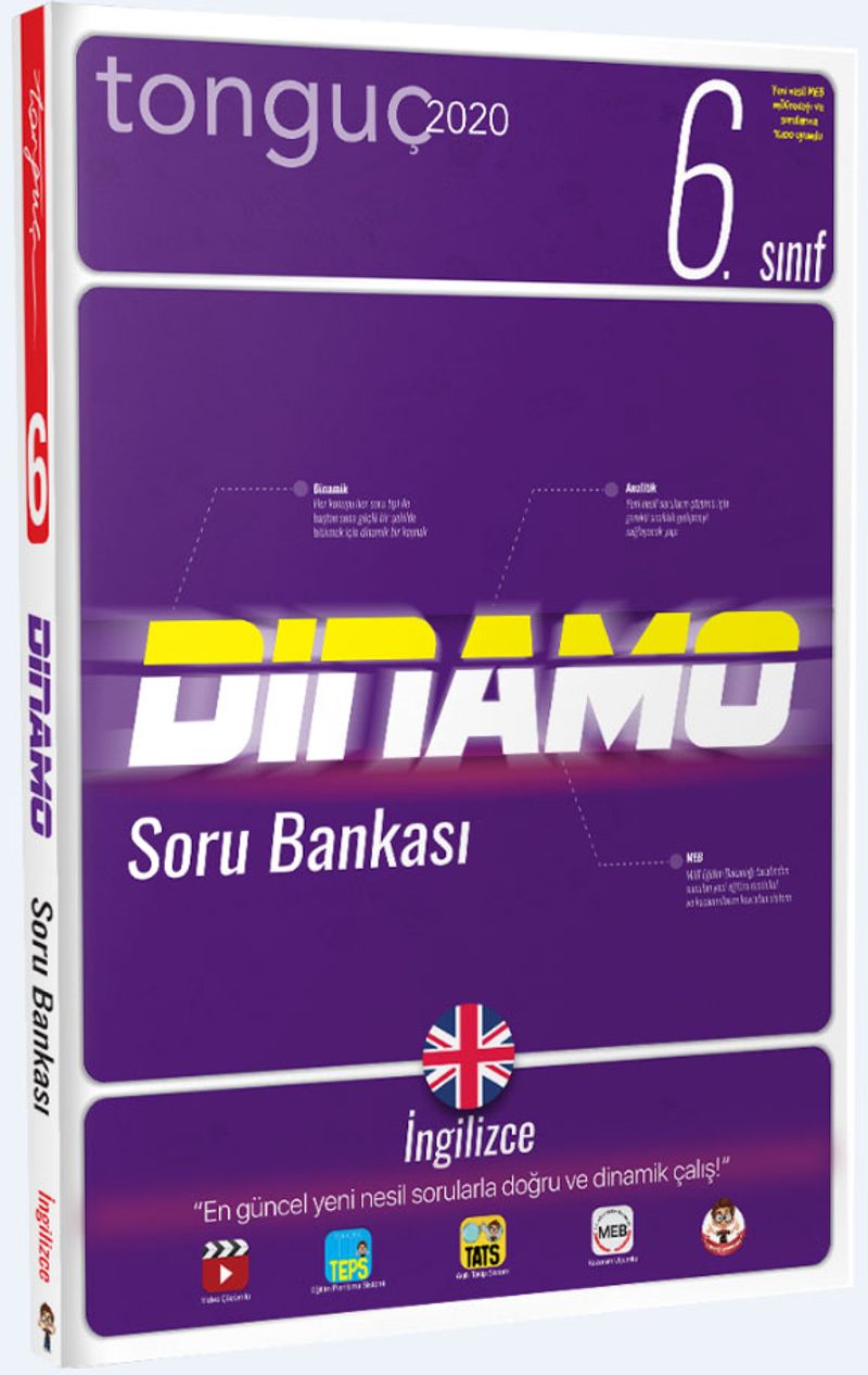 6. Sınıf İngilizce Dinamo Soru Bankası kitap kapağı