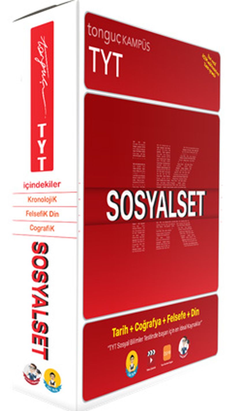 TYT SosyalSet (Tarih + Coğrafya + Felsefe + Din) kitap kapağı