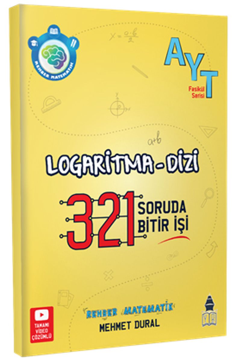 AYT Logaritma -Dizi 321 Soruda Bitir İşi kitap kapağı
