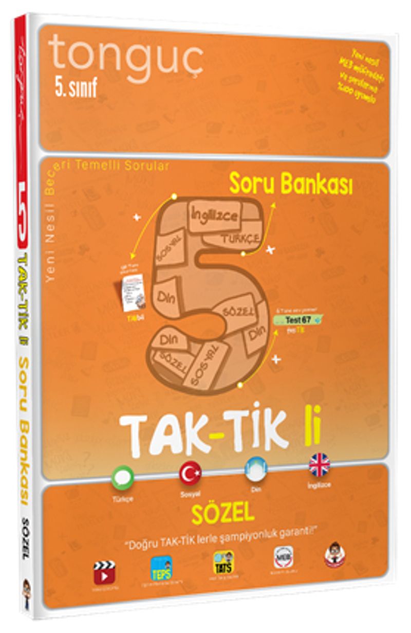 5. Sınıf Tak-Tik-li Sözel Soru Bankası kitap kapağı