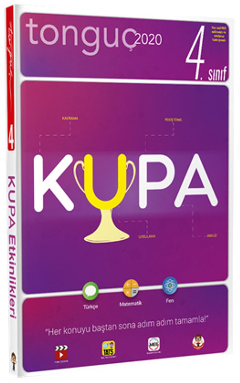 4. Sınıf Kupa Türkçe-Matematik-Fen kitap kapağı