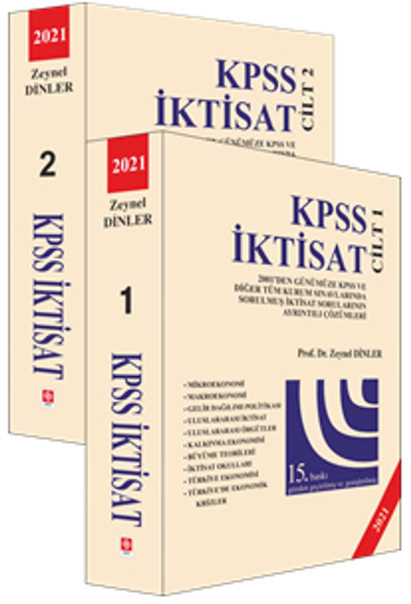 2021 KPSS İktisat (2 Cilt) kitap kapağı
