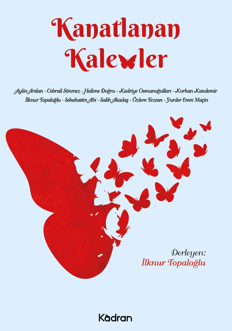 Kanatlanan Kalemler kitap kapağı