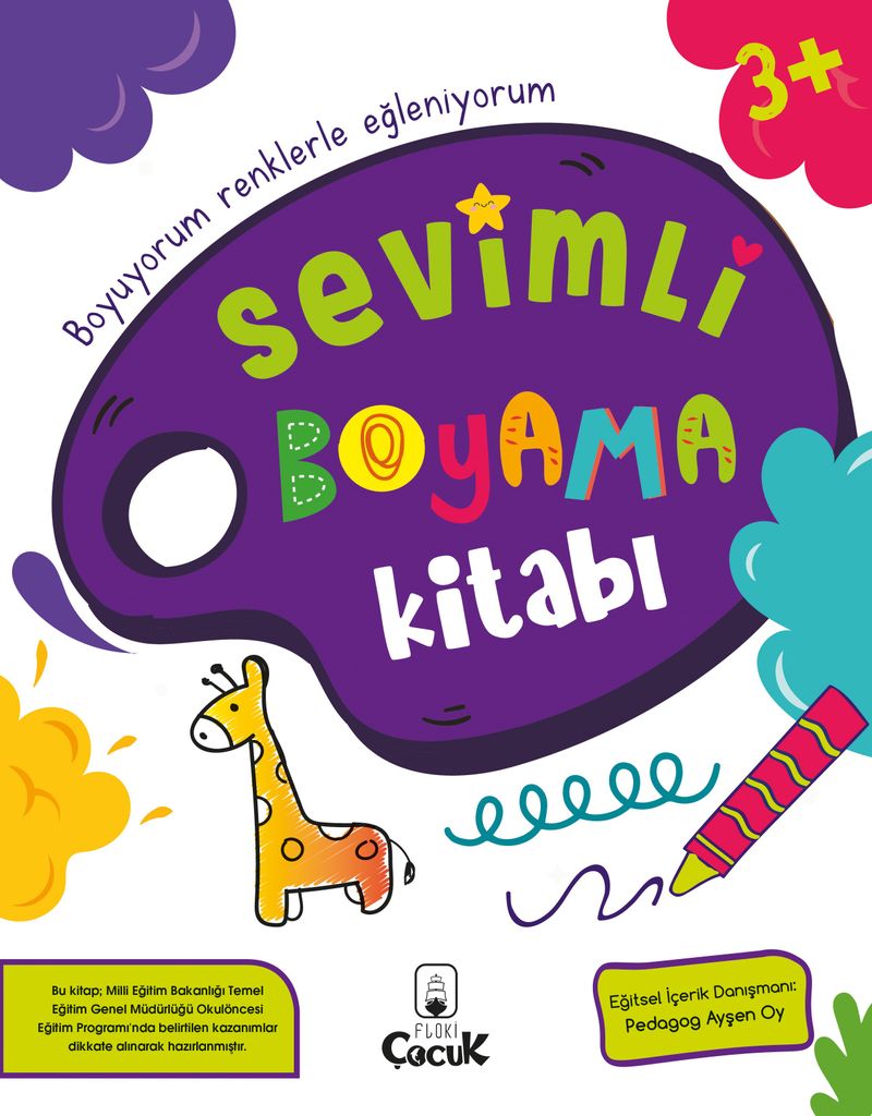 Sevimli Boyama Kitabı kitap kapağı