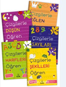 Çizgilerle Öğren Serisi (5 Kitap) kitap kapağı