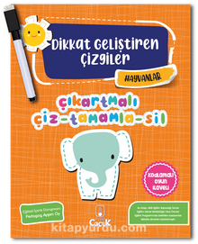 Dikkat Geliştiren Çizgiler / Hayvanlar kitap kapağı