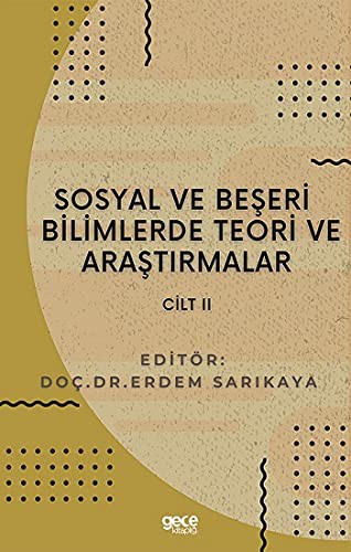 Sosyal ve Beşeri Bilimlerde Teori ve Araştırmalar Cilt 2 kitap kapağı