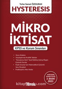 Hysteresis Mikro İktisat kitap kapağı