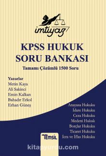 KPSS İmtiyaz Hukuk Soru Bankası kitap kapağı