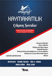 İmtiyaz Kaymakamlık Çıkmış Sorular kitap kapağı