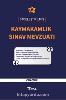 Sadeleştirilmiş Kaymakamlık Sınav Mevzuatı kitap kapağı