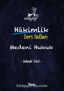 İmtiyaz Medeni Hukuk Hakimlik Ders Notları kitap kapağı