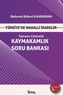 Türkiye’de Mahalli İdareler Kaymakamlık Soru Bankası kitap kapağı