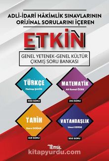 Etkin Genel Yetenek Genel Kültür Çıkmış Soru Bankası kitap kapağı
