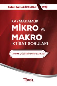 Kaymakamlık Mikro İktisat ve Makro İktisat Soruları kitap kapağı