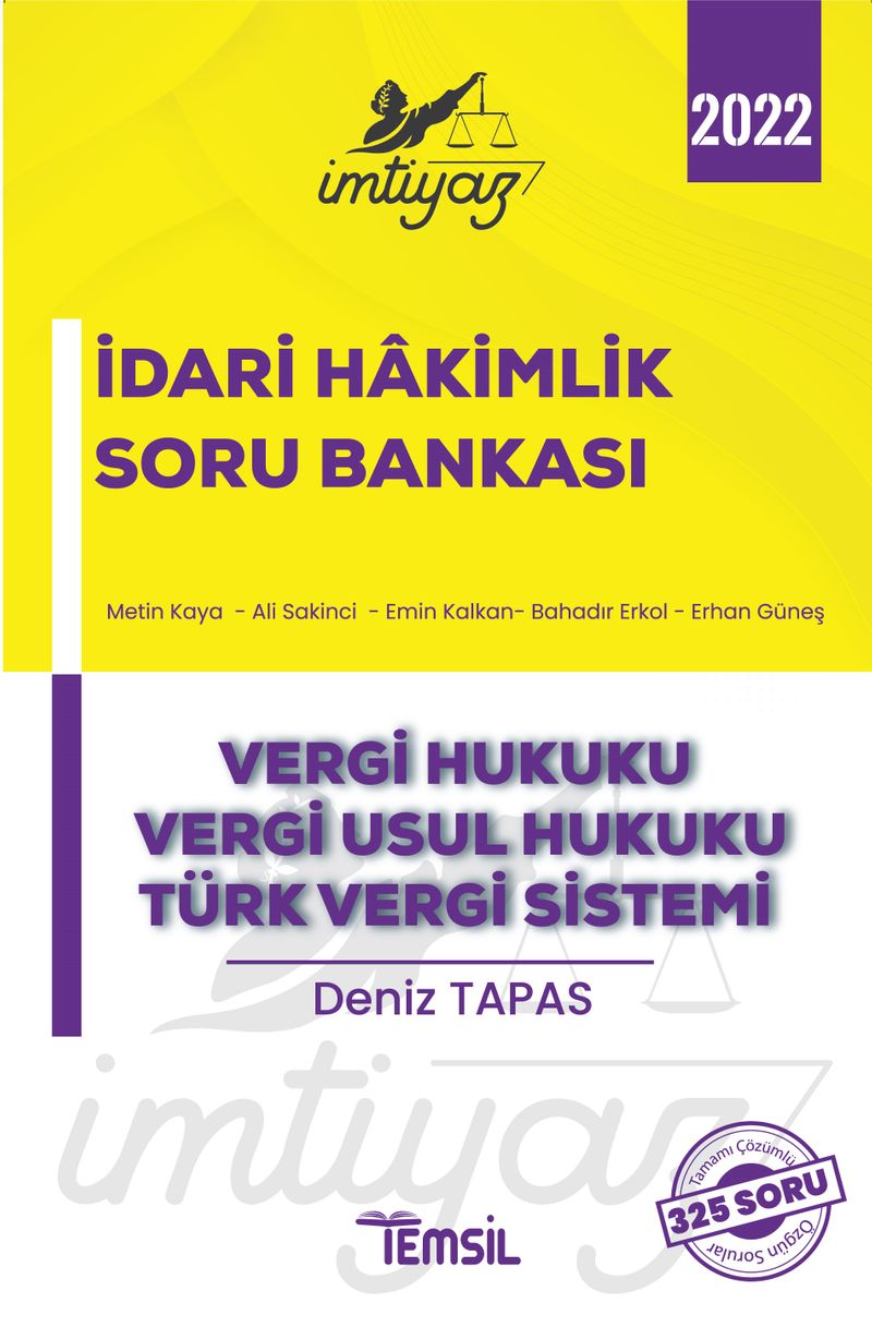 2022 İmtiyaz İdari Hakimlik Soru Bankası Borçlar Hukuku kitap kapağı