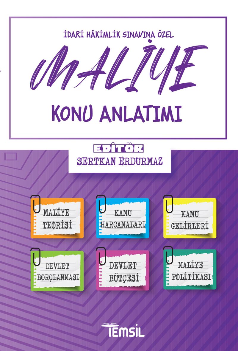 İdari Hakimlik Sınavına Özel Maliye Konu Anlatımı kitap kapağı