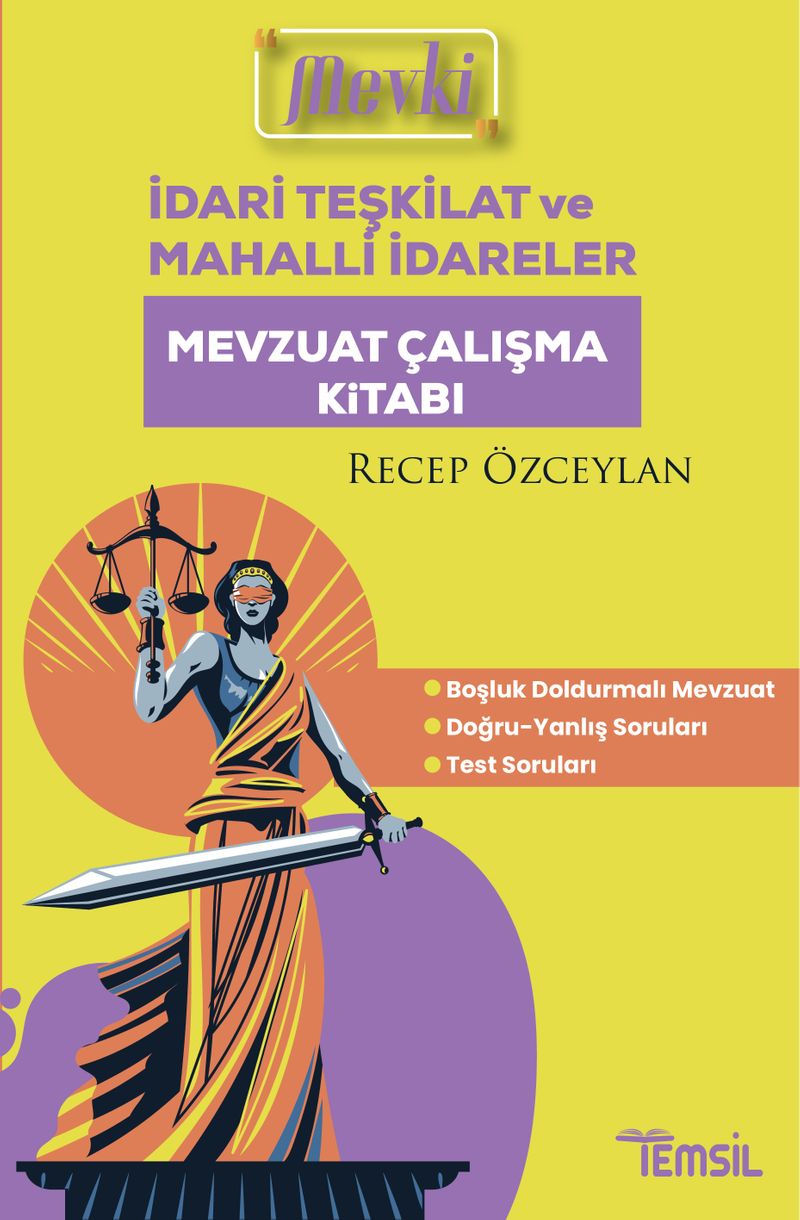 Mevki İdari Teşkilat Ve Mahalli İdareler Mevzuat Çalışma Kitabı kitap kapağı