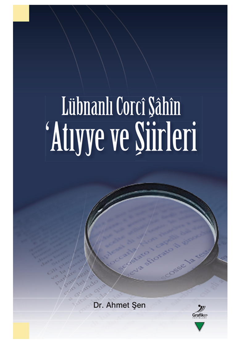 Lübnanlı Corci Şahin Atiyye ve Şiirleri kitap kapağı