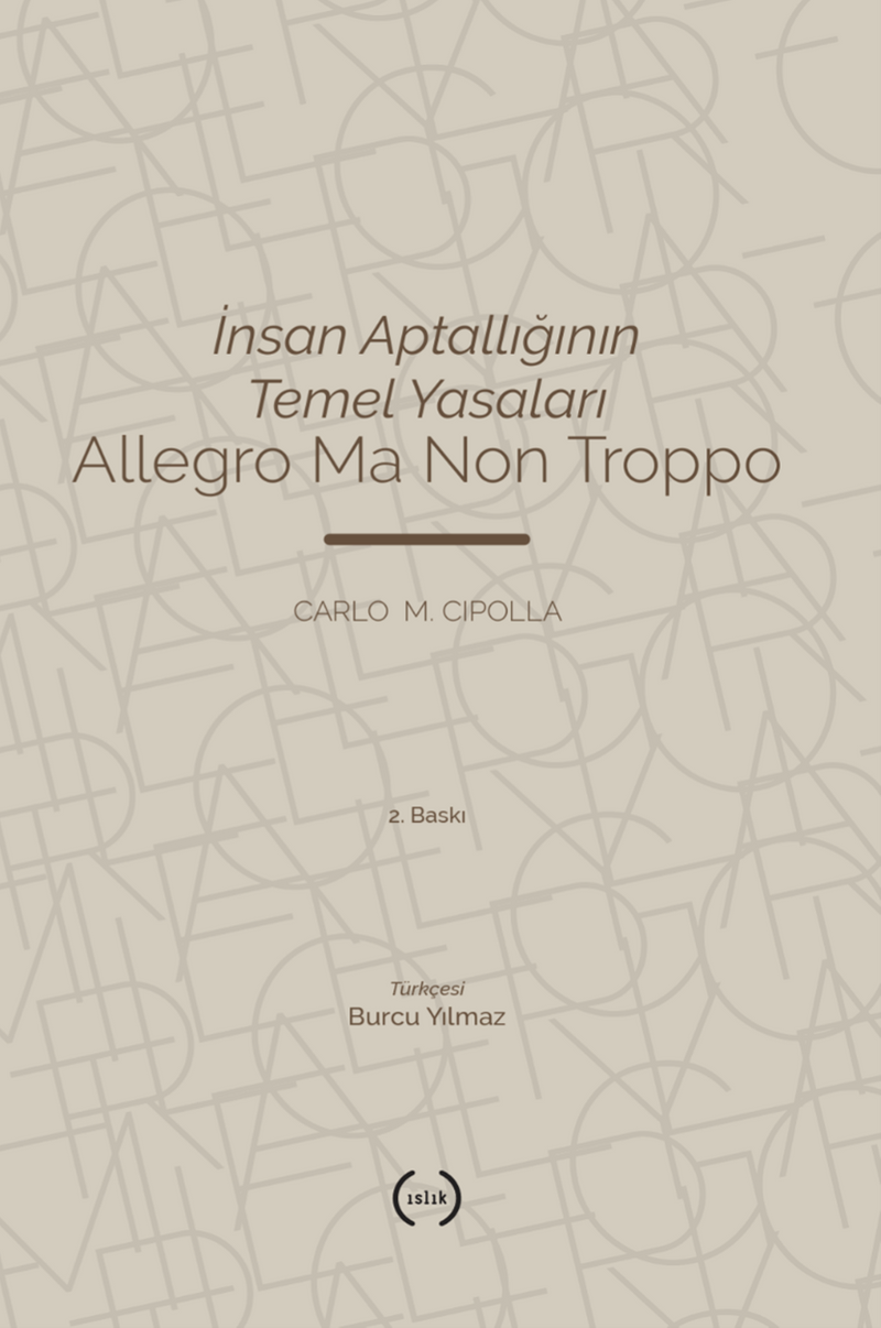 İnsan Aptallığının Temel Yasaları Allegro Ma Non Troppo kitap kapağı